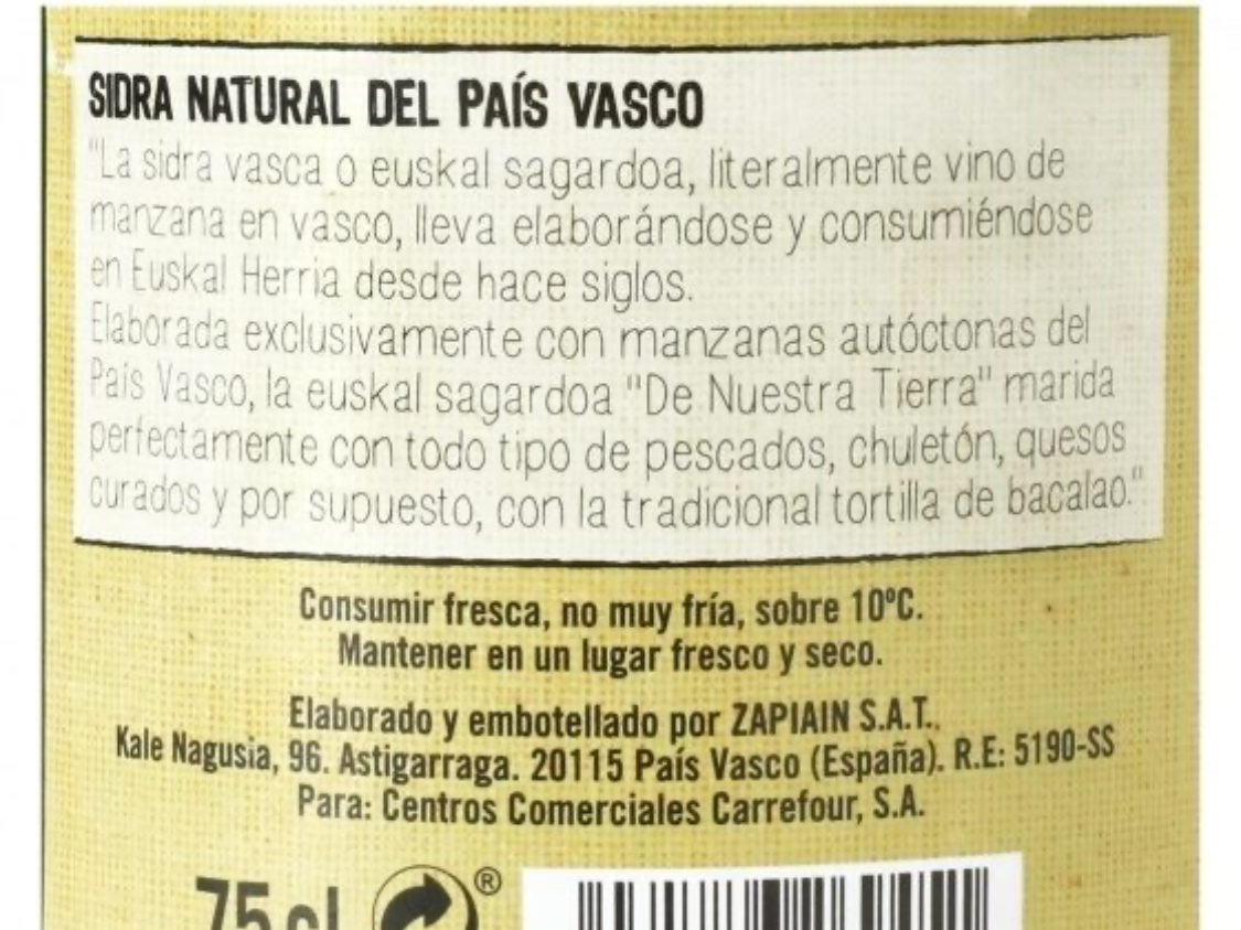sidra vasca